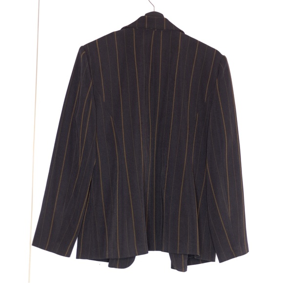 Vertical Stripes Suit Jacket with Buttons - M/L - Picture 4 of 4
